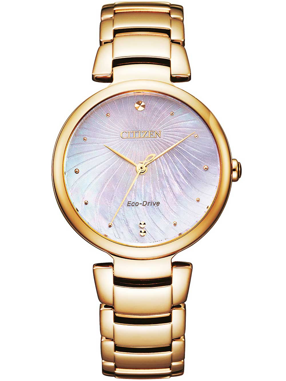 Citizen EM0853-81Y นาฬิกาผู้หญิง Eco-Drive Citizen L Mother of Pearl Women's Watch