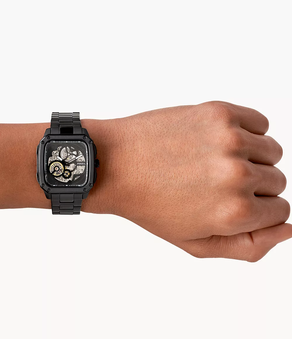 Fossil ME3203 นาฬิกาผู้ชาย Inscription Automatic Smoke Automatic Men's Watch