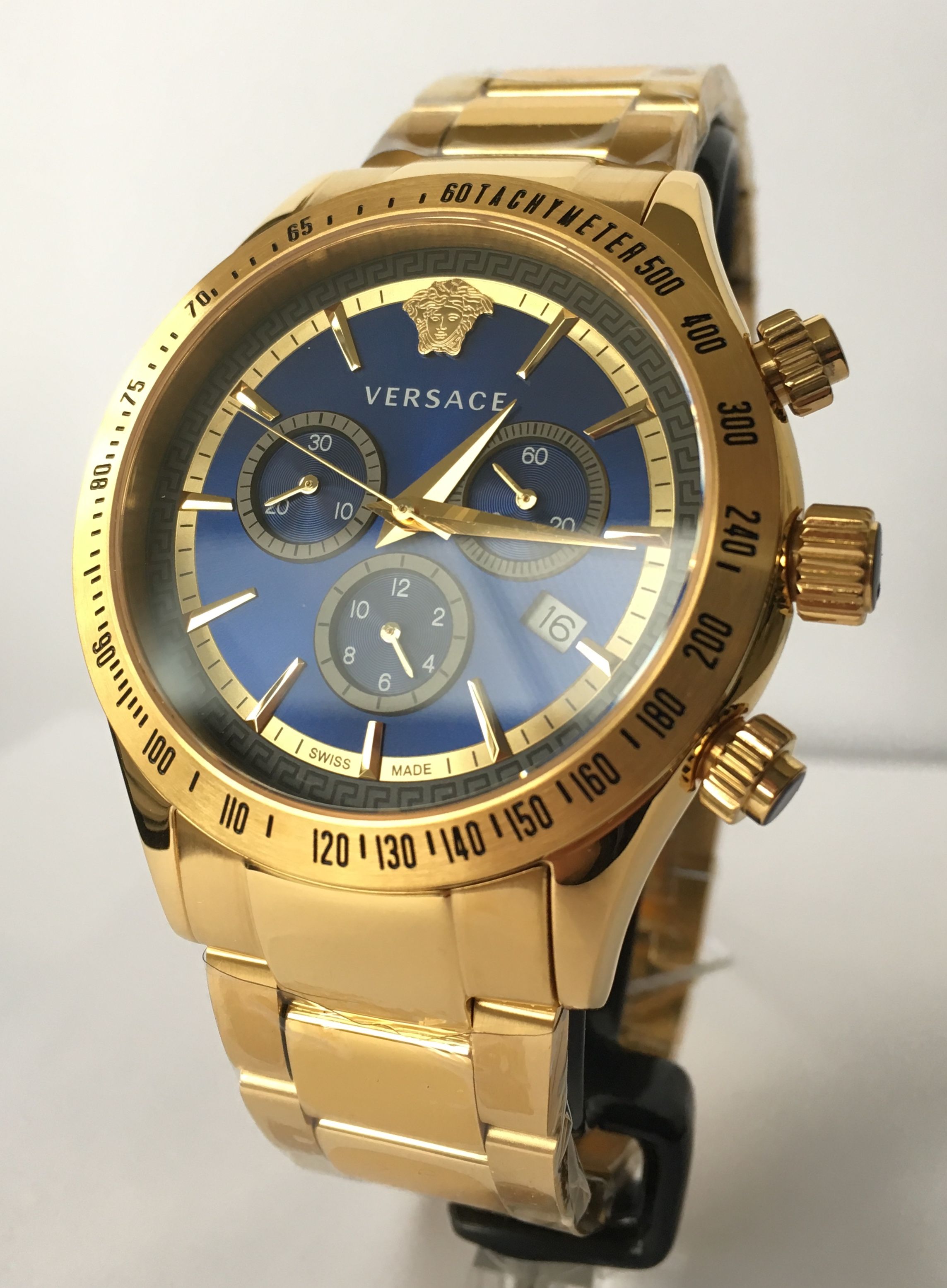 Versace VEV700619 นาฬิกาผู้ชาย Chrono Classic Quartz Swiss Made Men's Watch