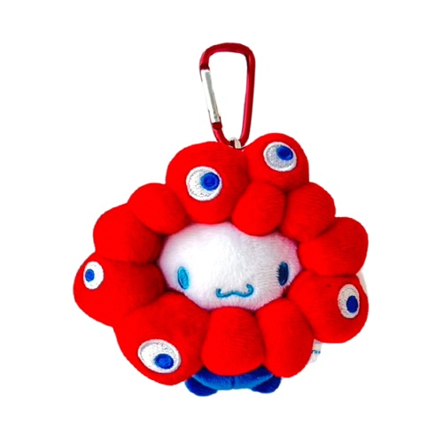 [PRE-ORDER] พวงกุญแจ ตุ๊กตา Cinnamoroll x MYAKU-MYAKU Official Mascot Keychain งาน Osaka Expo 2025 นำเข้าจากญี่ปุ่น EXPO2025 サンリオキャラクターズ ミャクミャクなりきりぬいぐるみBC シナモロール
