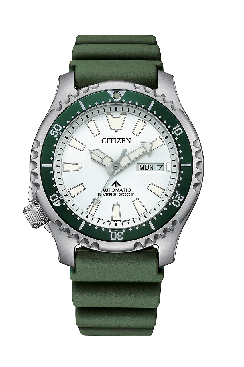 Citizen NY0168-64A นาฬิกาผู้ชาย Automatic Limited Edition Men's Watch + สายยาง