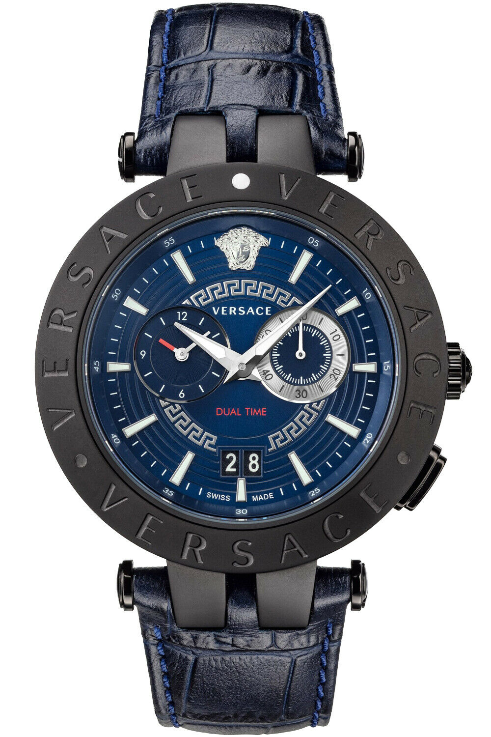 Versace VEBV00419 นาฬิกาผู้ชาย V-Race Chronograph Quartz Swiss Made Men's Watch