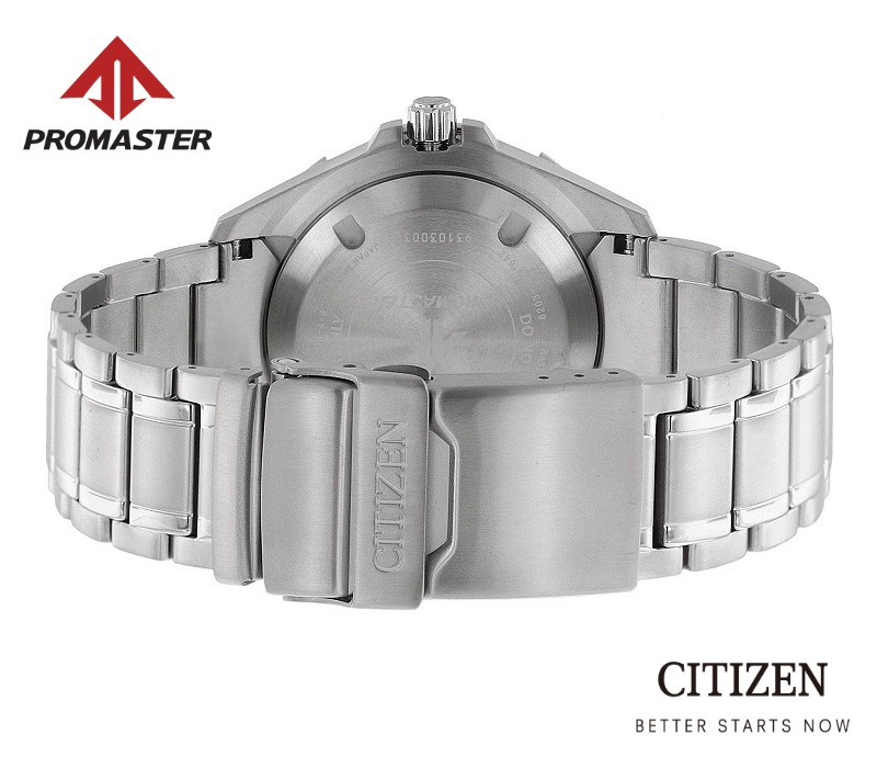 Citizen NY0071-81E นาฬิกาผู้ชาย Promaster Marine Automatic Divers Super Titanium Men's Watch