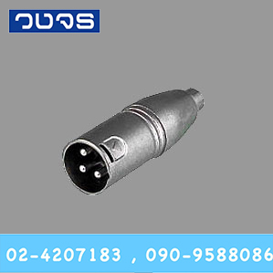 YM-082 ปลั๊ก XLR ตัวผู้ 3 ขา - แจ๊ค RCA ตัวเมีย