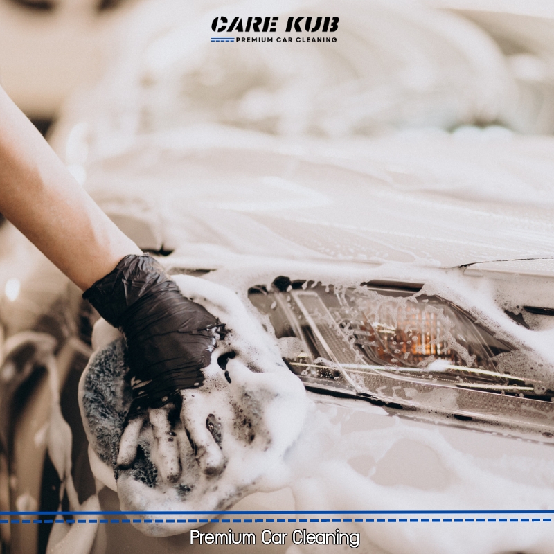 CARE KUB แชมพูล้างรถสูตร ผสมแวกซ์ แบบเข้มข้น ล้างง่ายเพิ่มความเงา กลิ่นสตรอว์เบอร์รี