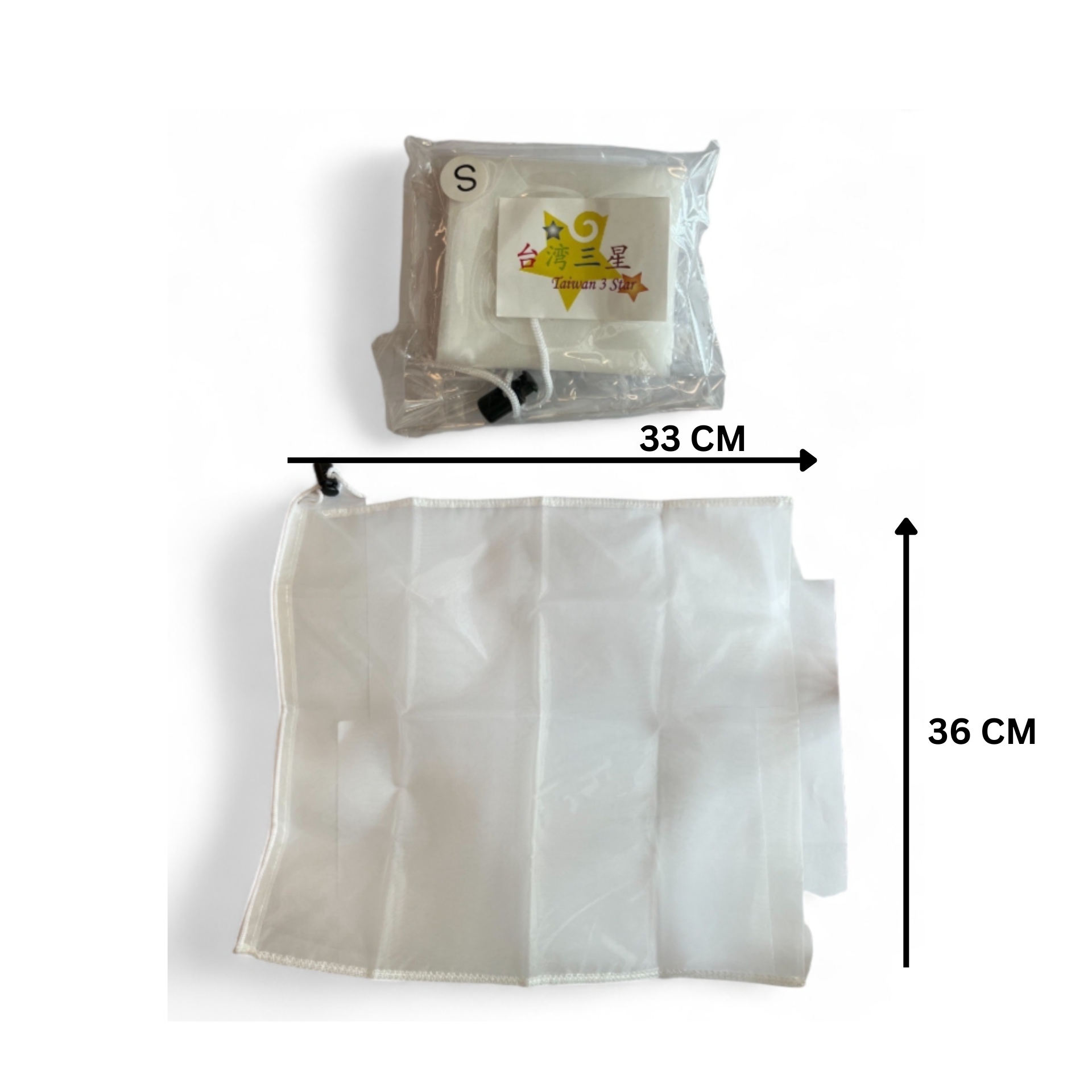 ถุงกรองชาแบบธรรมดา ไซส์ S Tea Bag size s