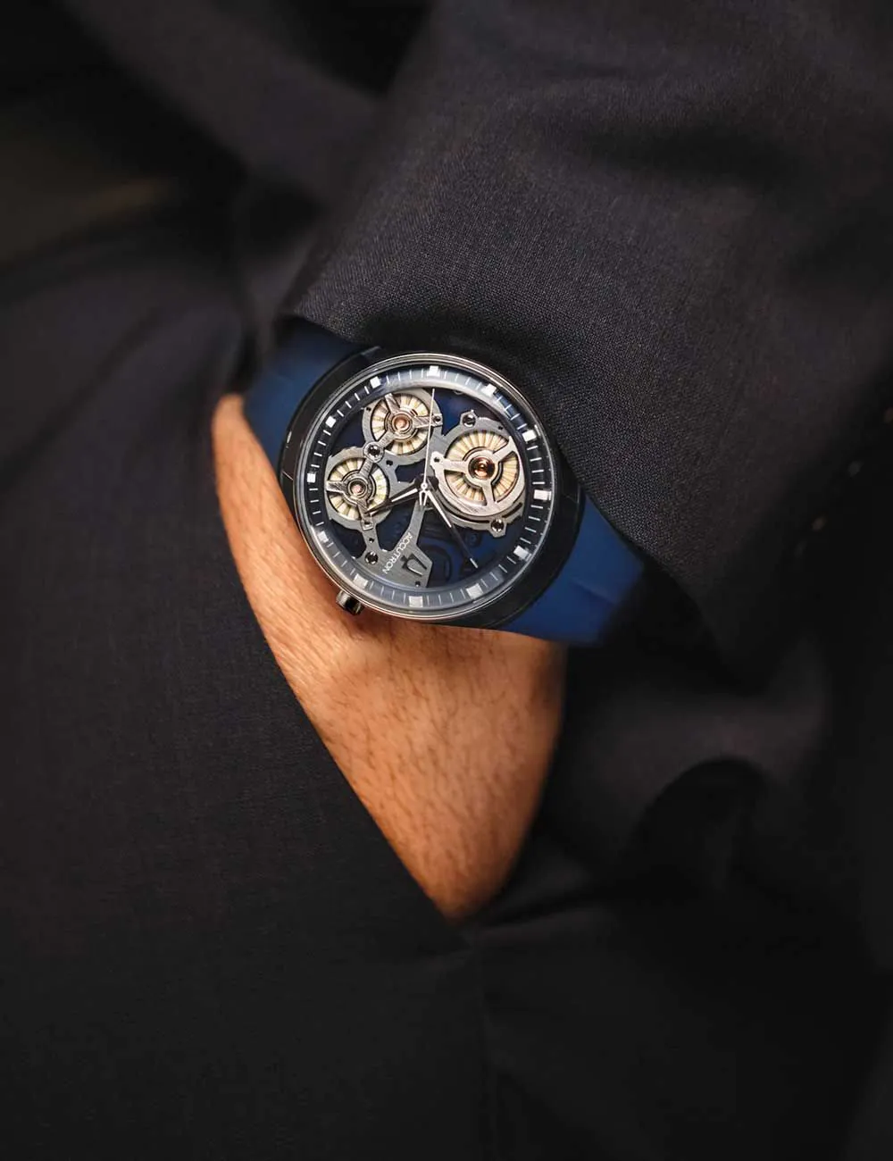 Bulova 28A208 นาฬิกาผู้ชาย Accutron DNA Casino Autoquartz Men's Watch Limited Edition of 100 pcs.