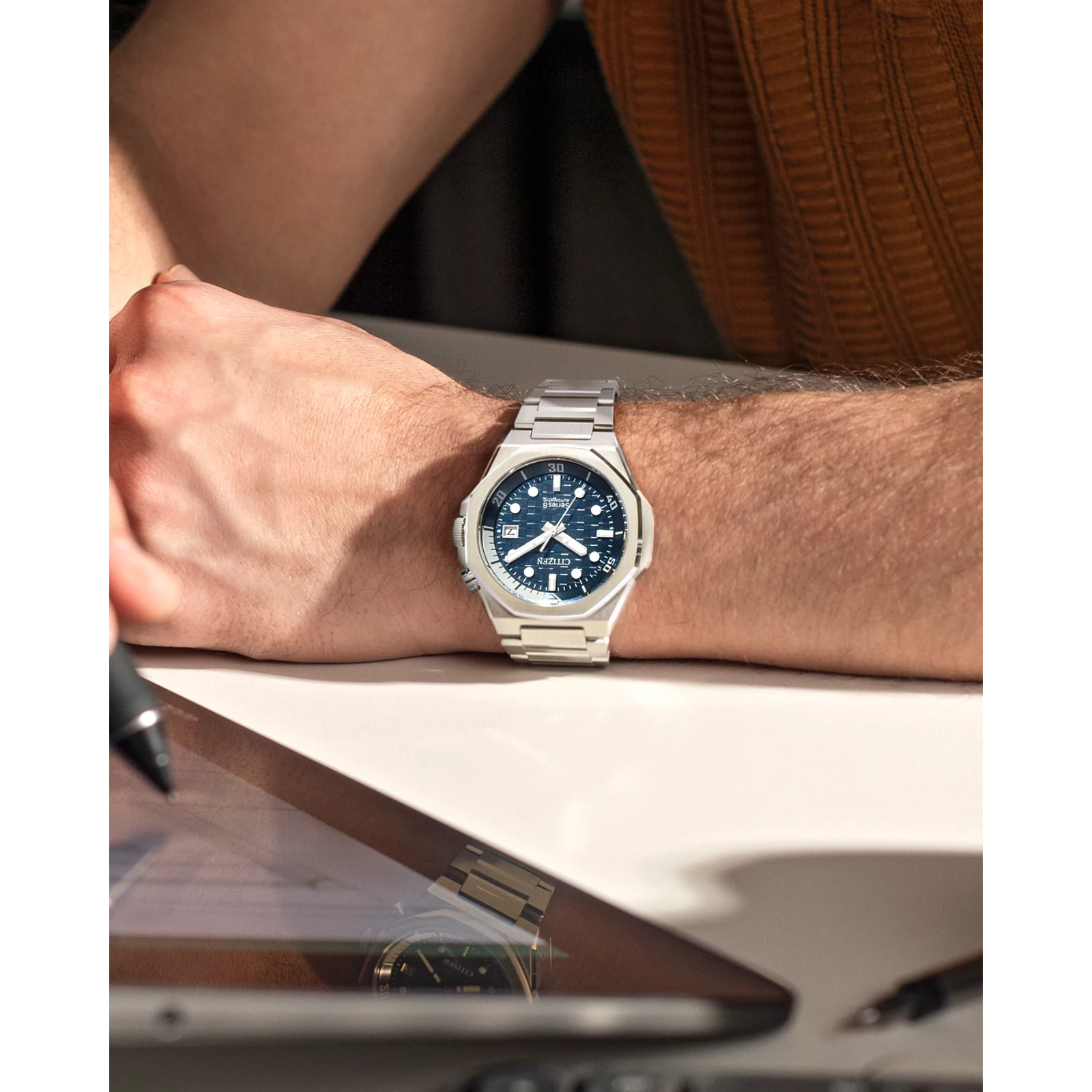 Citizen NB6060-58L นาฬิกาผู้ชาย Series8 890 Automatic Men's Watch