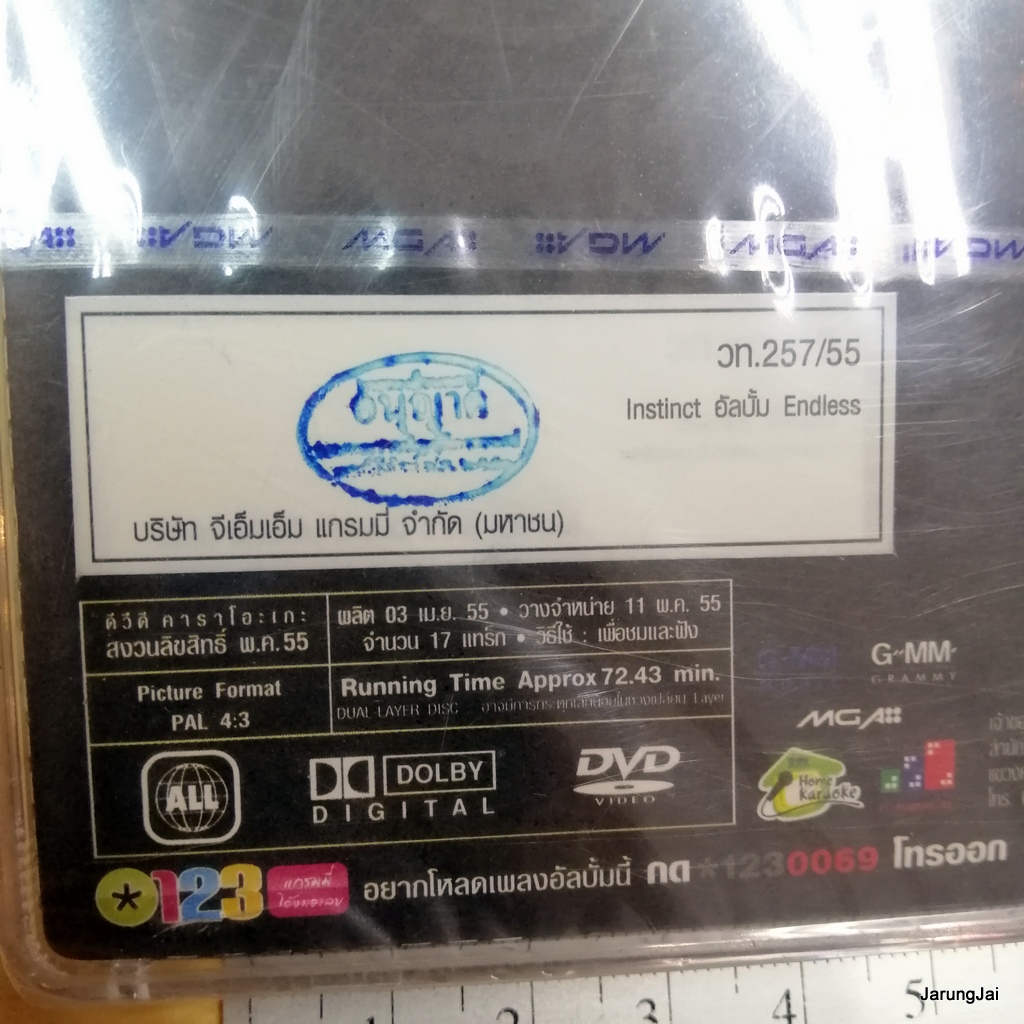 dvd instinct endless 17 เพลง คาราโอเกะ dvd gmm