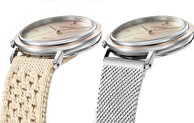 Citizen EM1006-40A นาฬิกาผู้หญิง Eco-Drive L Ambiluna Heralbony Women's Watch *2 สาย