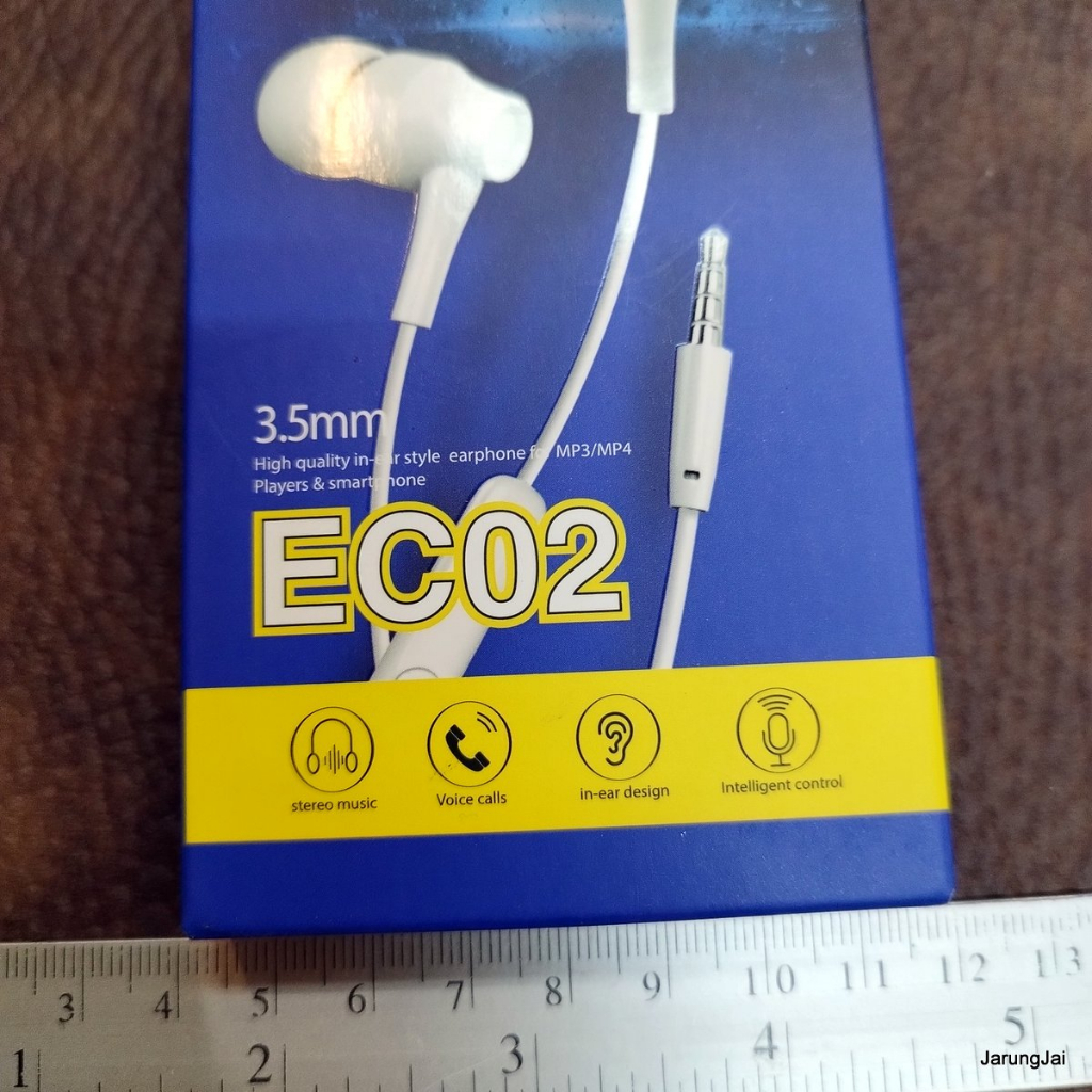 หูฟัง energy รุ่น ec02 แจ็ค 3.5mm หูฟังระบบเสียงสเตอริโอ high quality in-ear style earphone for mp3