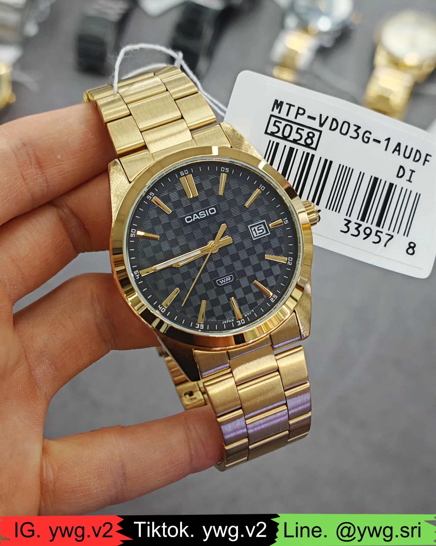 CASIO รุ่น MTP-VD03G-1A