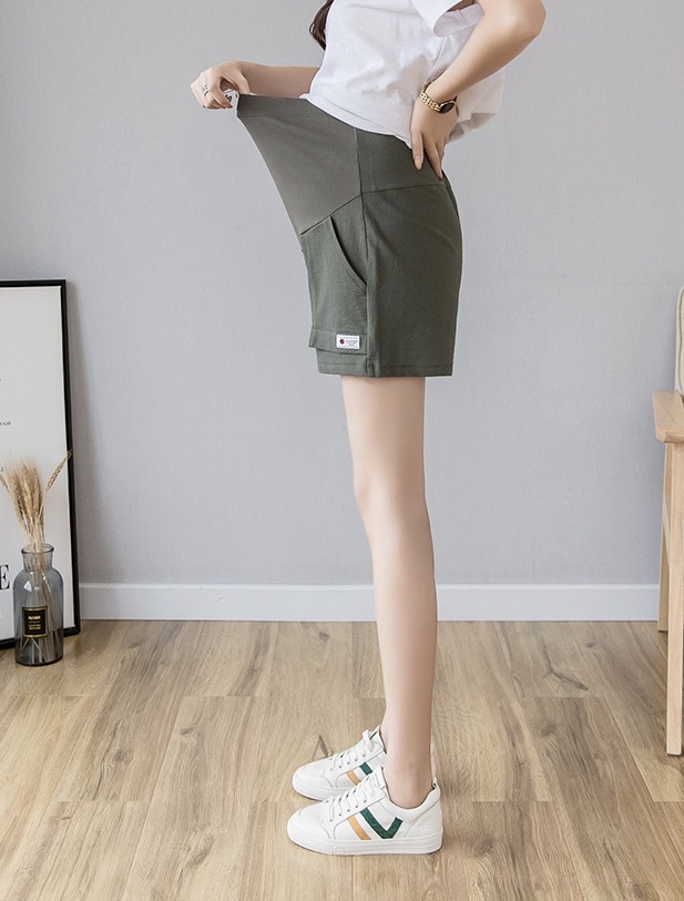 กางเกงคนท้องแฟชั่นเกาหลี ขาสั้น มากัน 5 สี มีผ้าพยุงครรภ์ ผ้านิ่มใส่สบายมากๆ M,L,XL,XXL