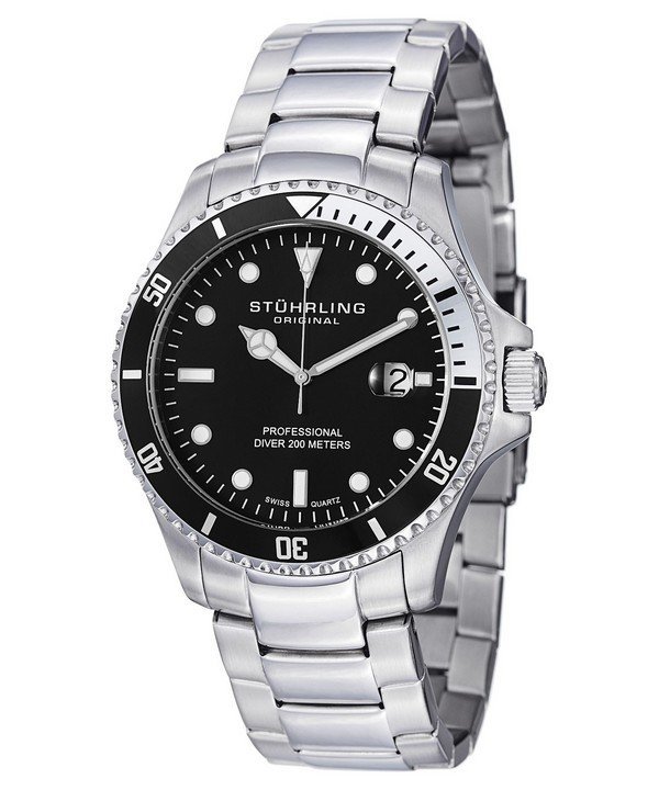 Stuhrling Original 326B.331113 นาฬิกาผู้ชาย Stuhrling Original รุ่น 326B.331113, Regatta Elite Quartz Divers 200M Men's Watch