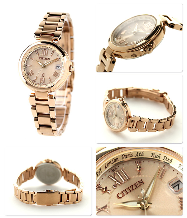 Citizen EC1032-54X นาฬิกาผู้หญิง Eco-Drive XC Happy Flight Radio Controlled Made in Japan Women's Watch