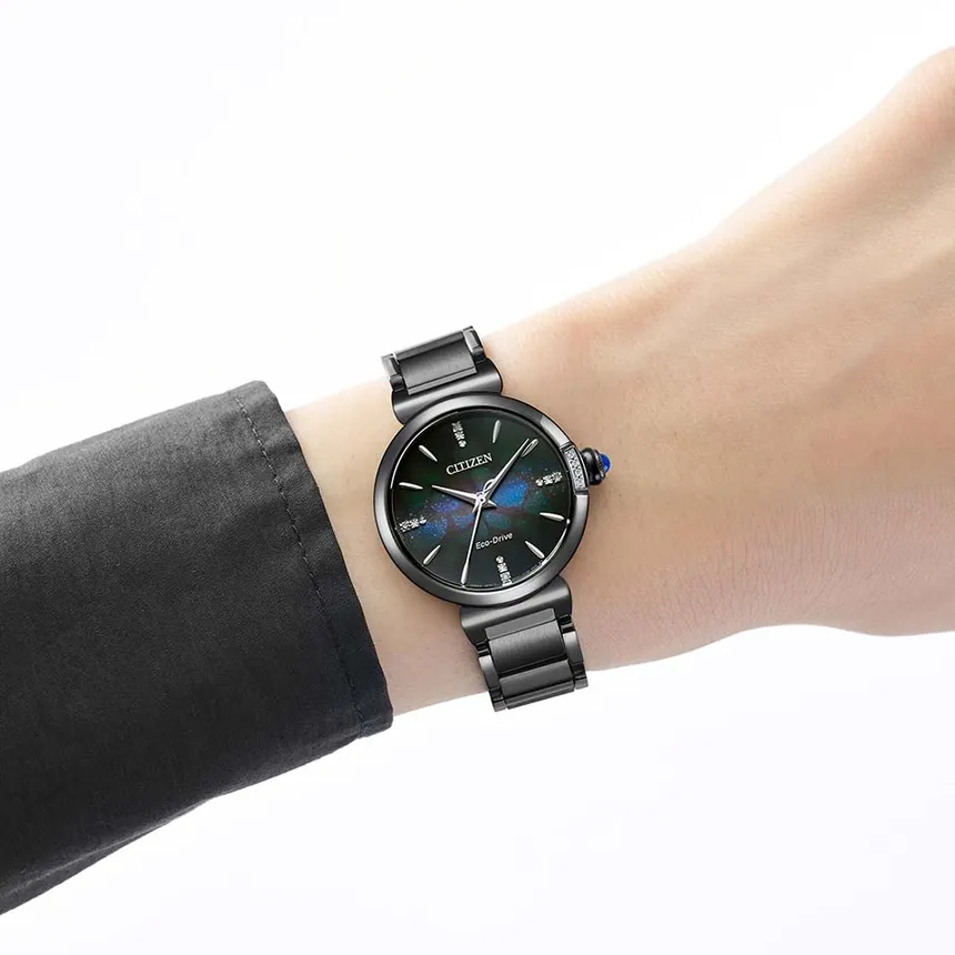 Citizen EM1067-88E นาฬิกาผู้หญิง Citizen L Eco-Drive Diamond: 8 Pcs Women's Watch