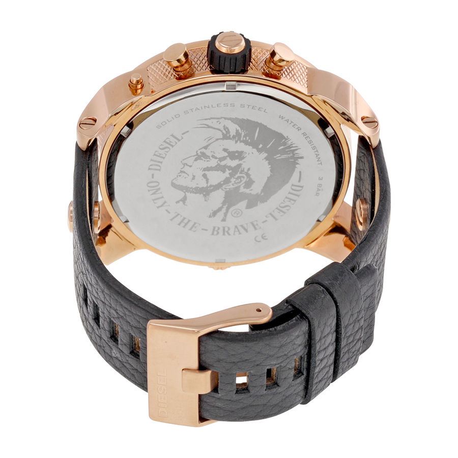 Diesel DZ7261 นาฬิกาผู้ชาย Diesel รุ่น DZ7261, My Daddy Four Time Zone Leather Men's Watch