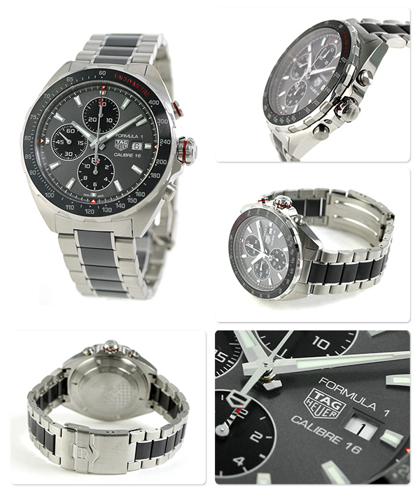 Tag Heuer CAZ2012.BA0970 นาฬิกาผู้ชาย Formula 1 Calibre 16 Automatic Chronograph 200M - ∅44 Mm Men's Watch