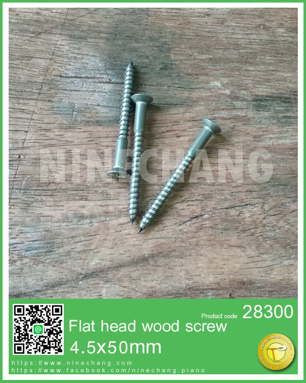 Flat head wood screw 4.5x50mm