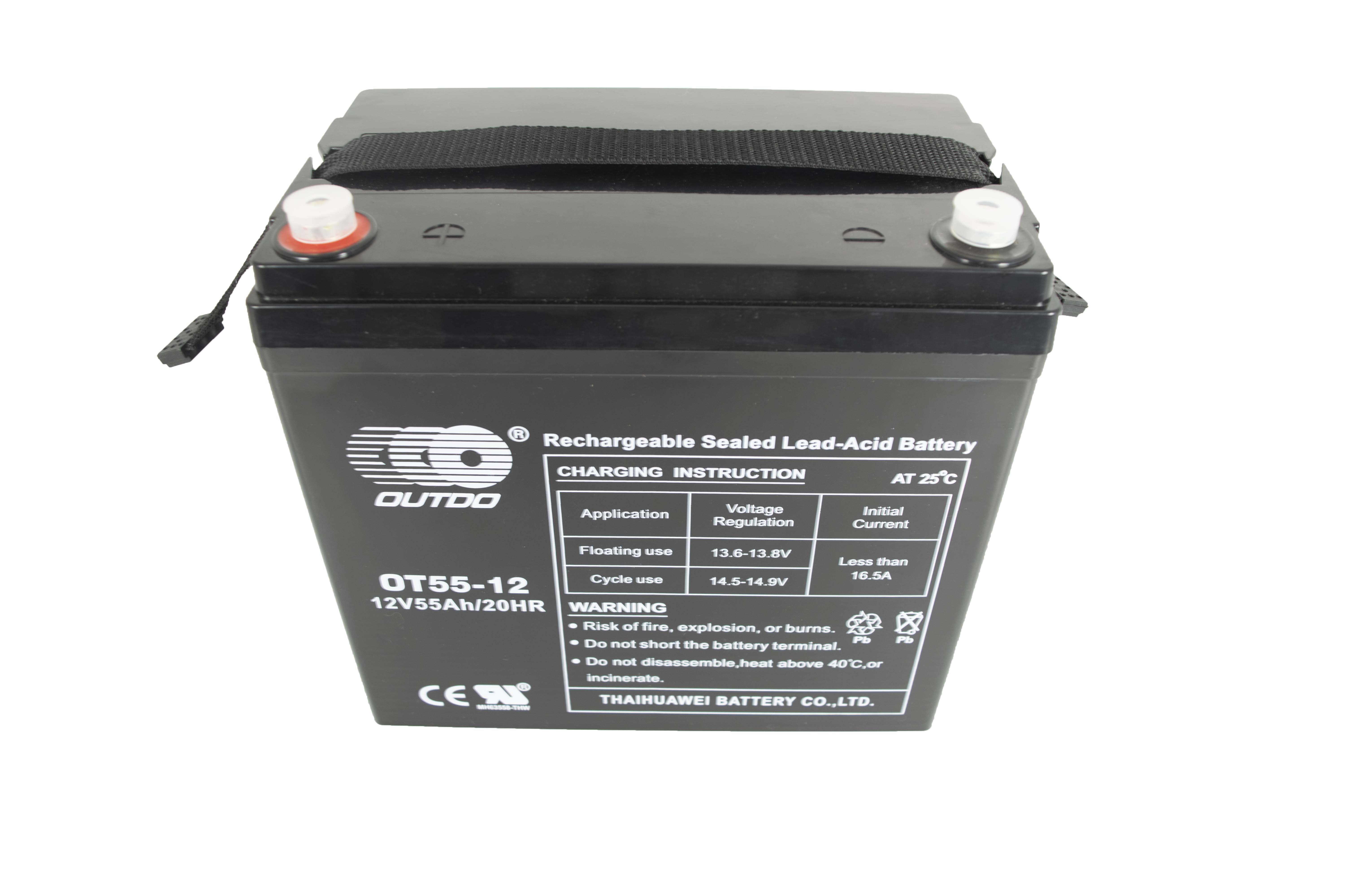 12V 55AH OD OUTDO