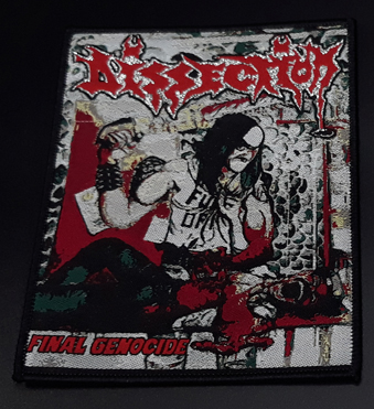 DISSECTION'Final Genocide'' Woven Patch (อาร์มแบบทอ) สำเนา