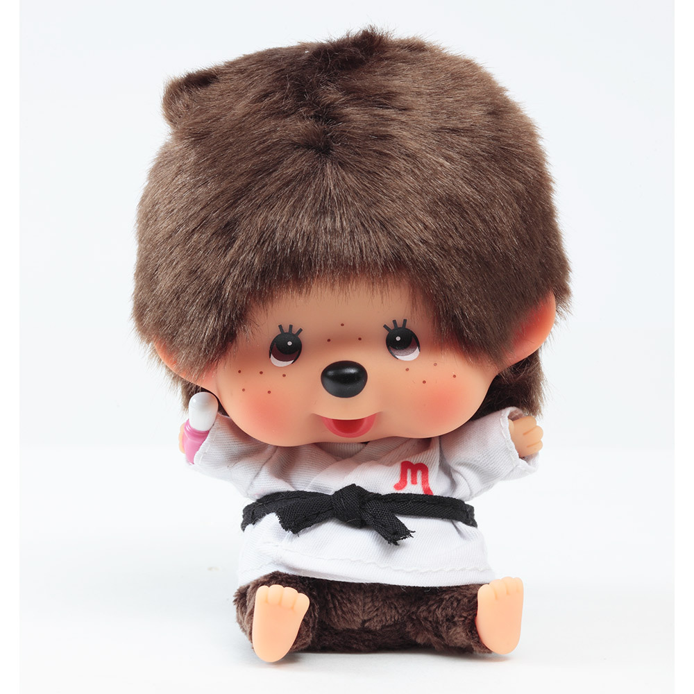 [PRE-ORDER] ตุ๊กตา ม่อนชิชิ นักยูโด Size 12 cm ม่อนชิชิคุง Monchhichi Let's Sports Judo Boy นำเข้าจากญี่ปุ่น レッツ！スポーツモンチッチ 柔道 男の子