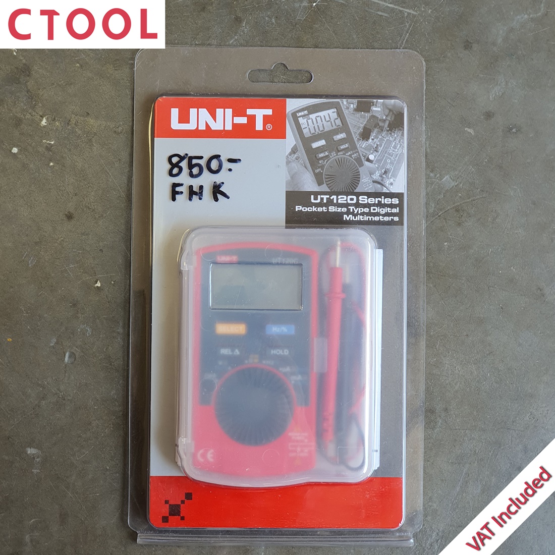 (สินค้าหมด)มัลติมิเตอร์ดิจิตอลแบบพกพา UT120C Uni-T ของแท้ - Authentic Pocket Size Type Digital Multimeter - ซีทูล Ctool
