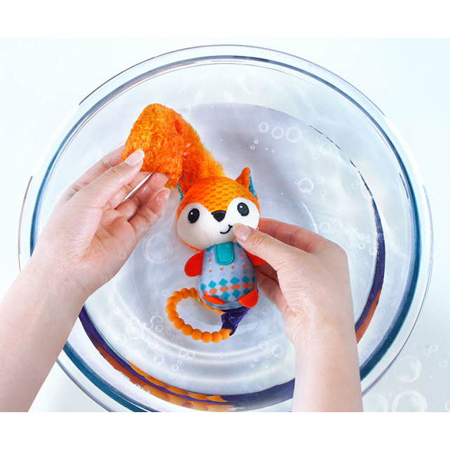 Sozzy ตุ๊กตารูปสัตว์ มีหาง ของเล่นตุ๊กตา ยางกัด กระดิ่งเขย่ามีเสียง ของเล่นเด็กเล็ก