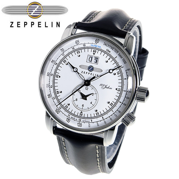 Zeppelin 7640-4 นาฬิกาผู้ชาย Zeppelin Model 7640-4, Series 100 Years Zeppelin ED.1 Quartz Men's Watch Made In Germany