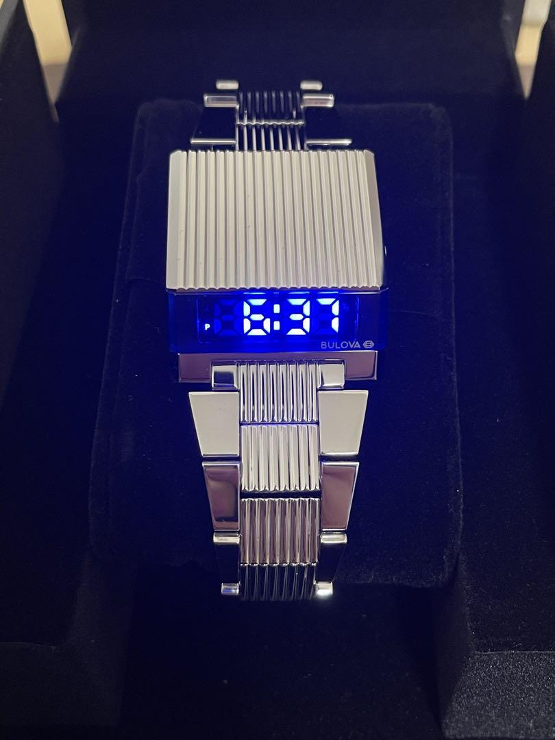 Bulova 96C139 นาฬิกาผู้ชาย Digital Quartz Men's Watch