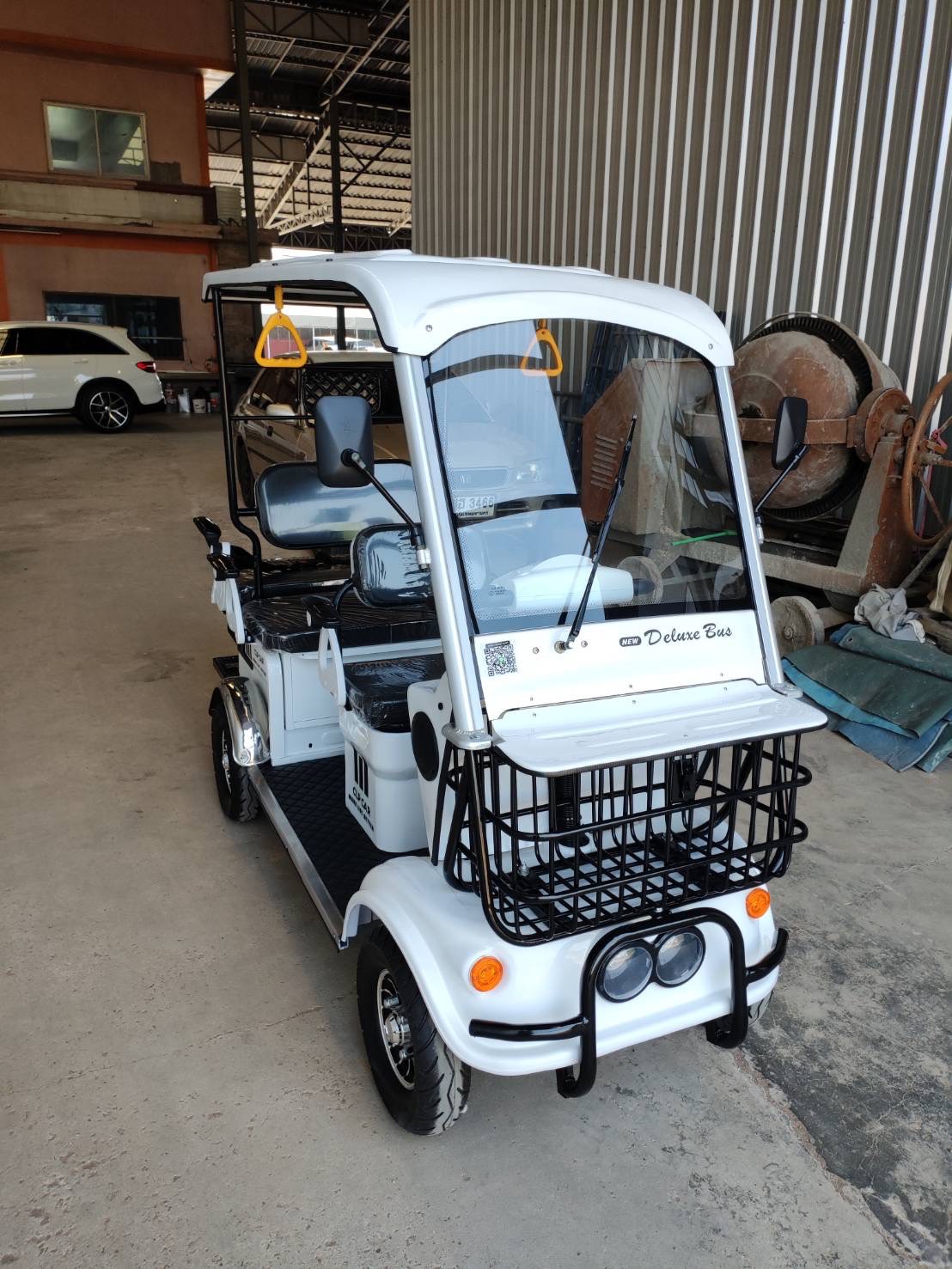 รถไฟฟ้า 4 ล้อ 4-5 ที่นั่ง รุ่น M-01T ยี่ห้อ CLP CAR ขับแฮนด์บิด