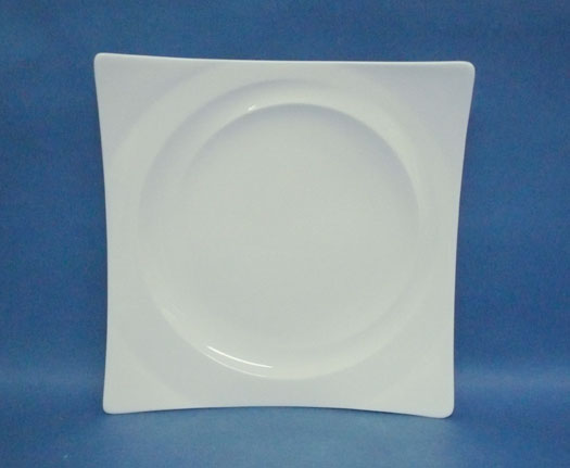 Square / BB Plate,จานสี่เหลี่ยม / จานบีบี,จานขนมปัง,จานเซรามิค,โบนไชน่า ขนาด 16x16 cm. N4505 Tyfoon Ceramics Bone China Trp.Tablewarethai