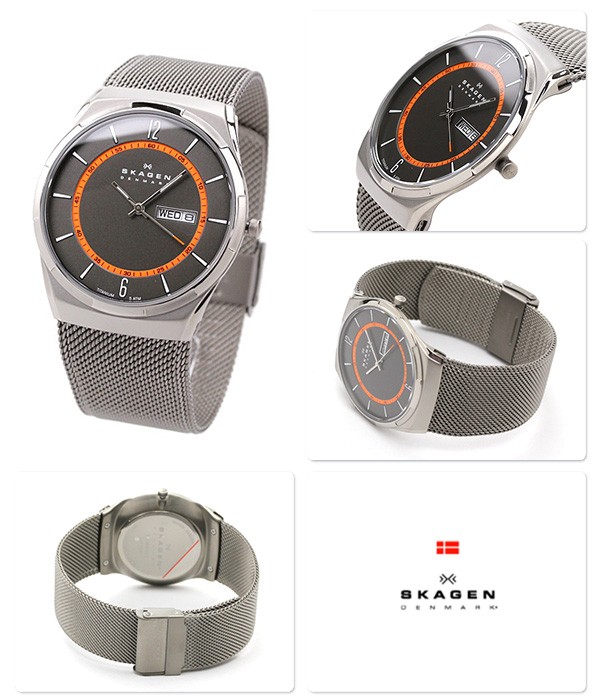 Skagen SKW6007 นาฬิกาผู้ชาย Skagen รุ่น SKW6007, Melbye Titanium Mesh Men's Watch