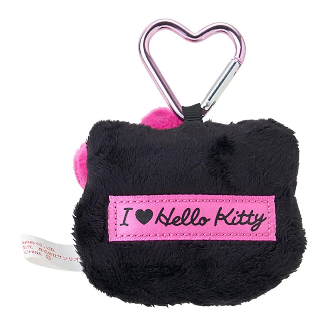 [PRE-ORDER] พวงกุญแจ คิตตี้ ข้อรูปหัวใจ I Love Hello Kitty Face Keychain サンリオ フェイス形マスコットホルダー ハローキティ ブラック 087599