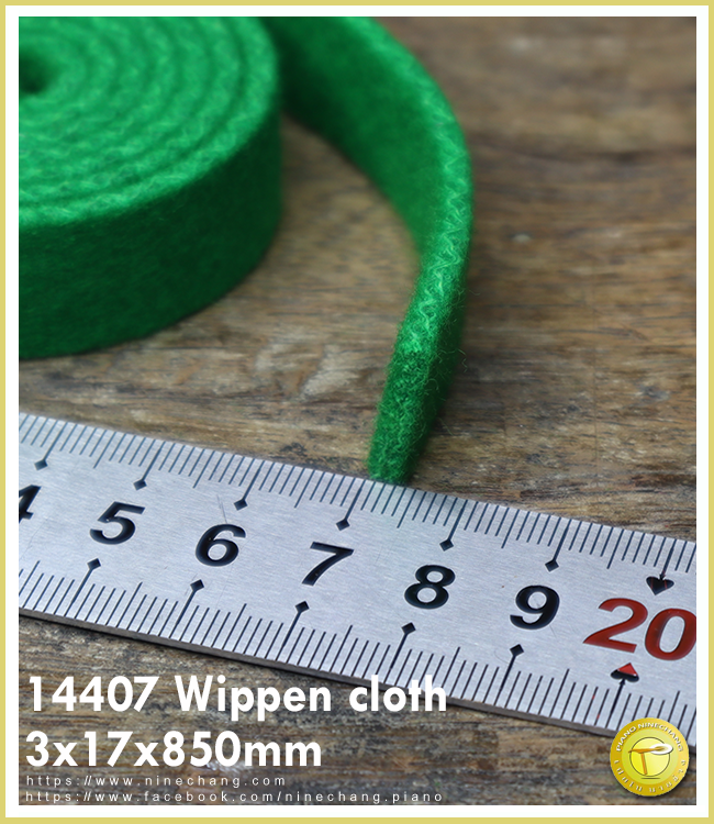 14407 Wippen cloth 3x17x850mm