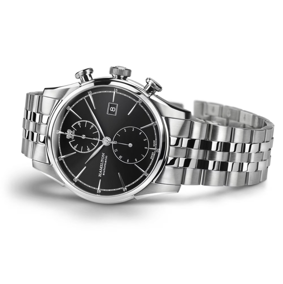 Hamilton H32416131 นาฬิกาผู้ชาย AMERICAN CLASSIC SPIRIT OF LIBERTY AUTO CHRONO Men's Watch