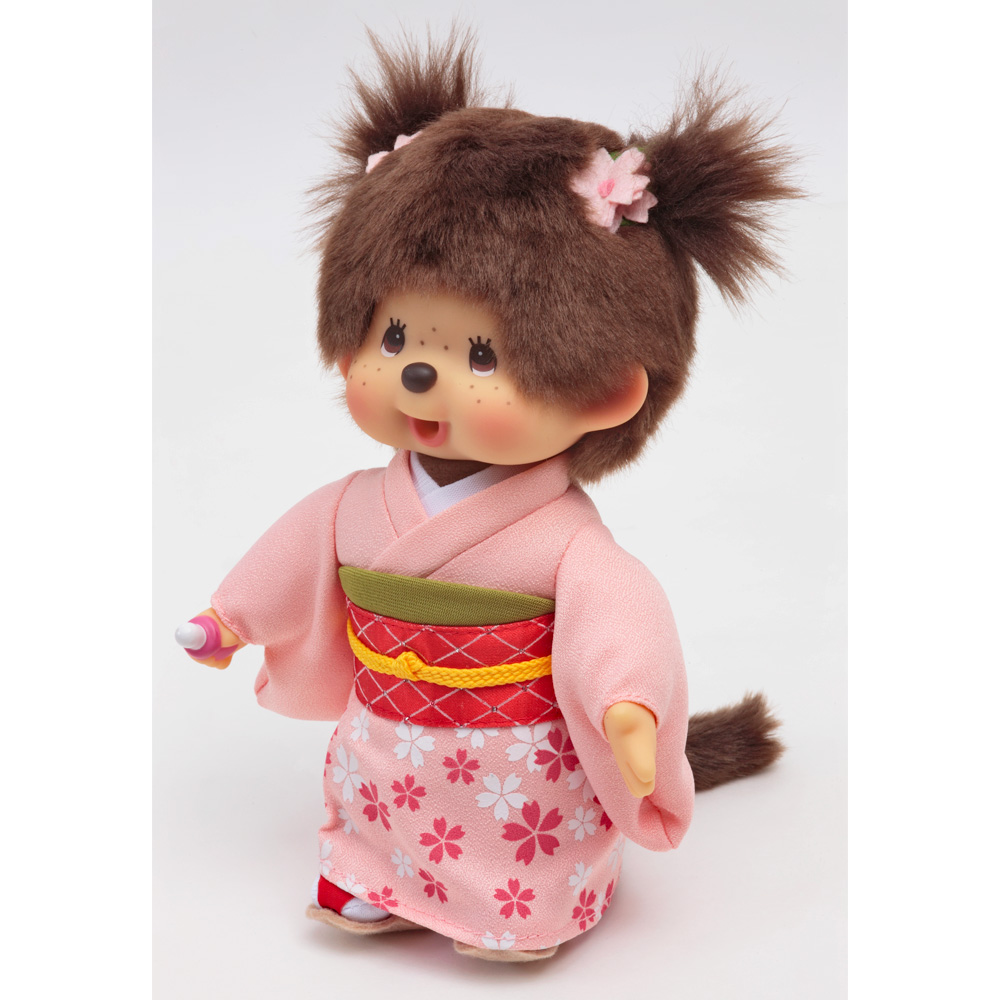 [PRE-ORDER] ตุ๊กตา ม่อนชิชิ กิโมโน ซากุระ Size S ม่อนชิชิจัง Monchhichi Sakura Kimono 11 x 9 x 19 cm นำเข้าจากญี่ปุ่น 桜 モンチッチ