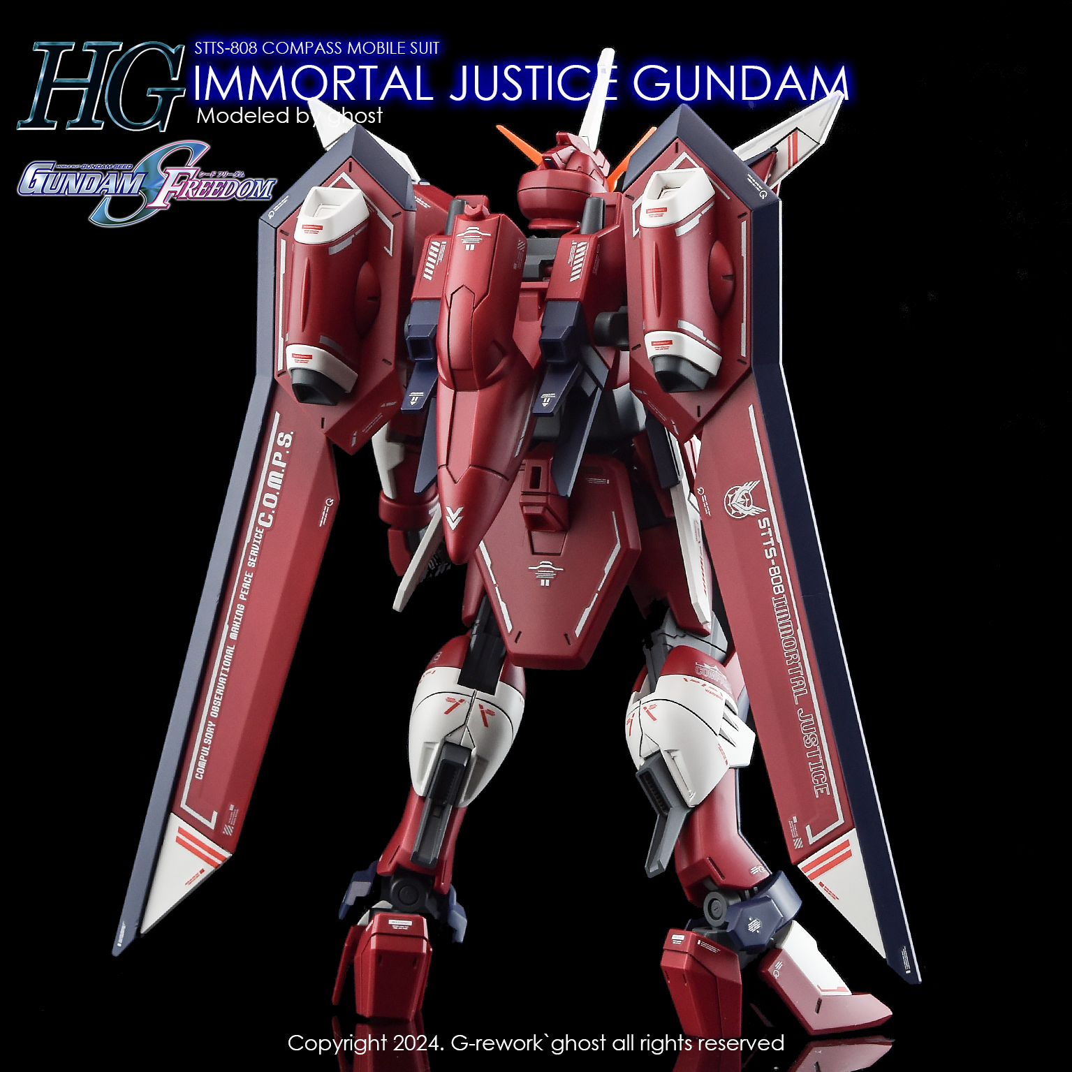 G-REWORK CUSTOM DECAL HG IMMORTAL JUSTICE GUNDAM