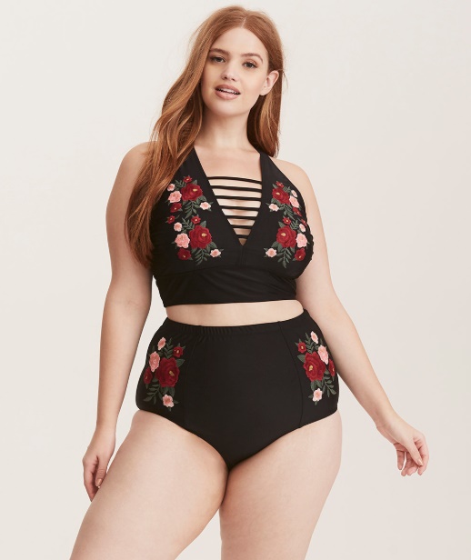 ชุดว่ายน้ำทูพีช ไซส์ใหญ่ พร้อมส่ง :ชุดว่ายน้ำคนอ้วนสีดำแต่งลายดอกไม้สีสันสดใสแบบเก๋ sexy มากๆจ้า:รอบอก38-46นิ้ว เอว38-46นิ้ว สะโพก42-48นิ้วจ้า