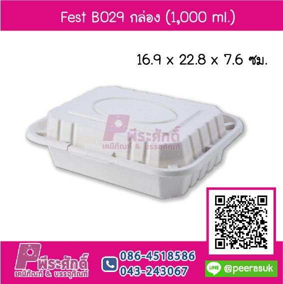 Fest B029 กล่อง 1000 ml
