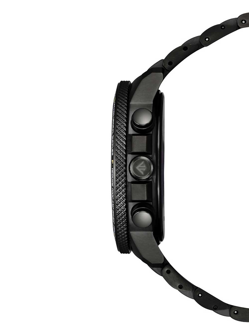 Citizen AT8195-85L นาฬิกาผู้ชาย Eco-Drive Promaster Sky Radio Controlled Super Titanium Chronograph Perpetual Calendar World Time Pilot Men's Watch