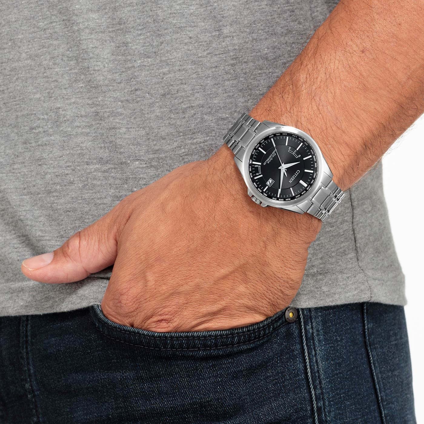 Citizen CB0250-84E นาฬิกาผู้ชาย Eco-Drive Radio controlled Men's Watch