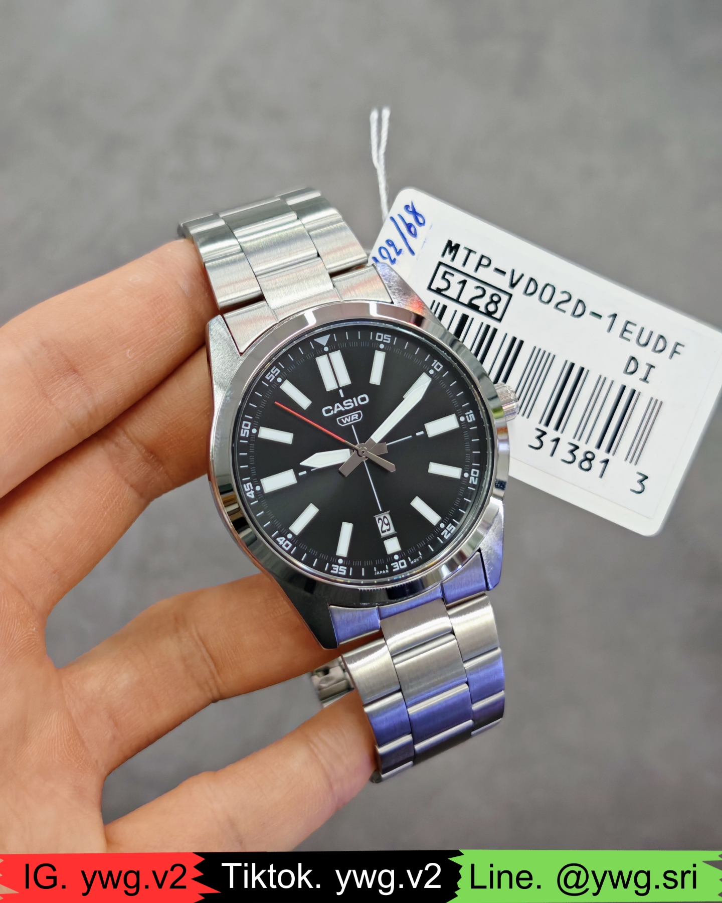 CASIO รุ่น MTP-VD02D-1E
