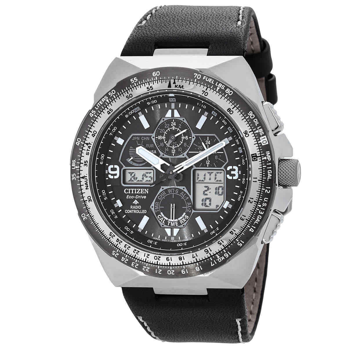Citizen JY8149-05E นาฬิกาผู้ชาย Eco-Drive Promaster Skyhawk Radio-Controlled Men's Watch