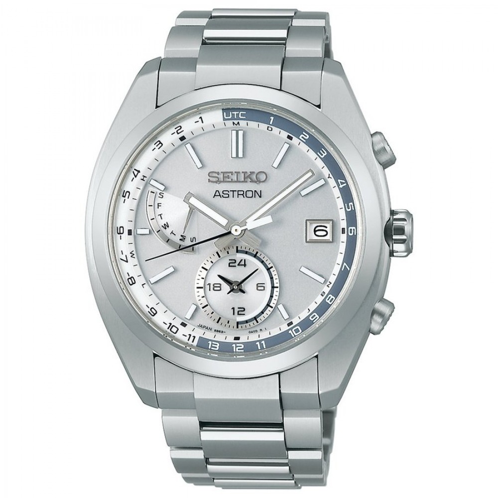 Seiko SBXY009 นาฬิกาผู้ชาย Astron Solar Radio Solar World Time Titanium Made in Japan Men's Watch