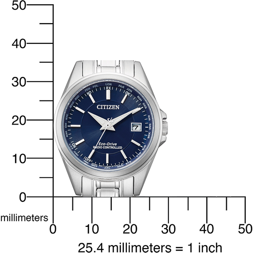 Citizen EC1180-81L นาฬิกาผู้หญิง Eco-Drive Radio Controlled Women's Watch