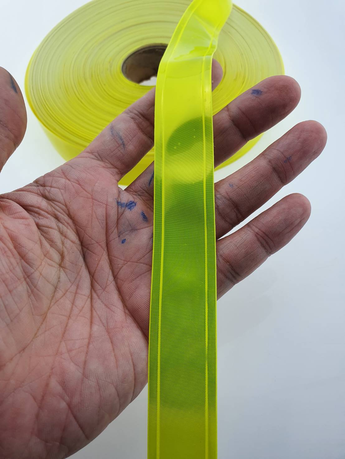 แถบผ้าสะท้อนแสง สีบรอนซ์เงิน สำหรับเย็บติดชุดยูนิฟอร์ม ชุดหมี ชุดทำงาน ชุดเซฟตี้ ชุดกีฬา เสื้อกั๊ก