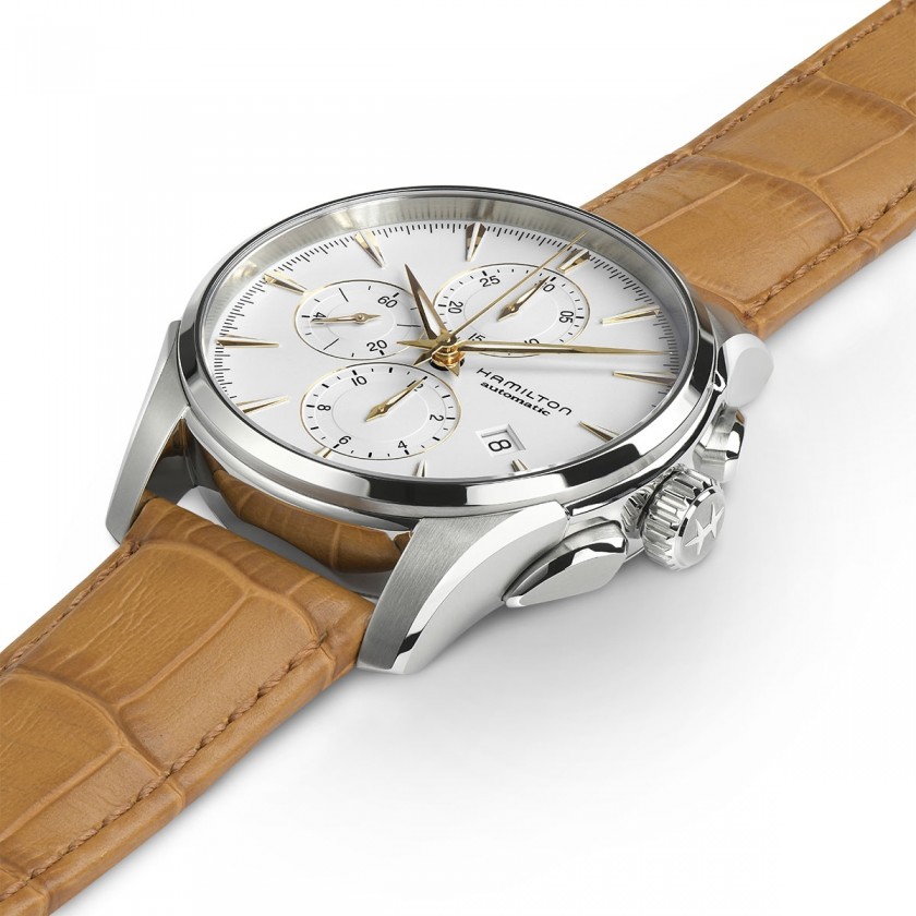 Hamilton H32586511 นาฬิกาผู้ชาย Jazzmaster Chronograph Automatic Men's Watch