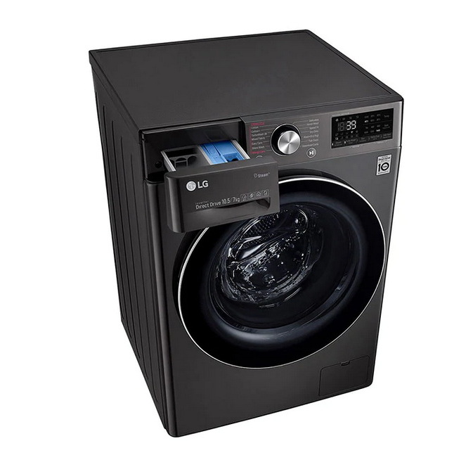 [ผ่อน0% 10ด] LG เครื่องซักผ้า/อบผ้าฝาหน้า (10.5/7 kg) รุ่น FV1450H2B.ABLPETH (ชลบุรี ส่งฟรี)