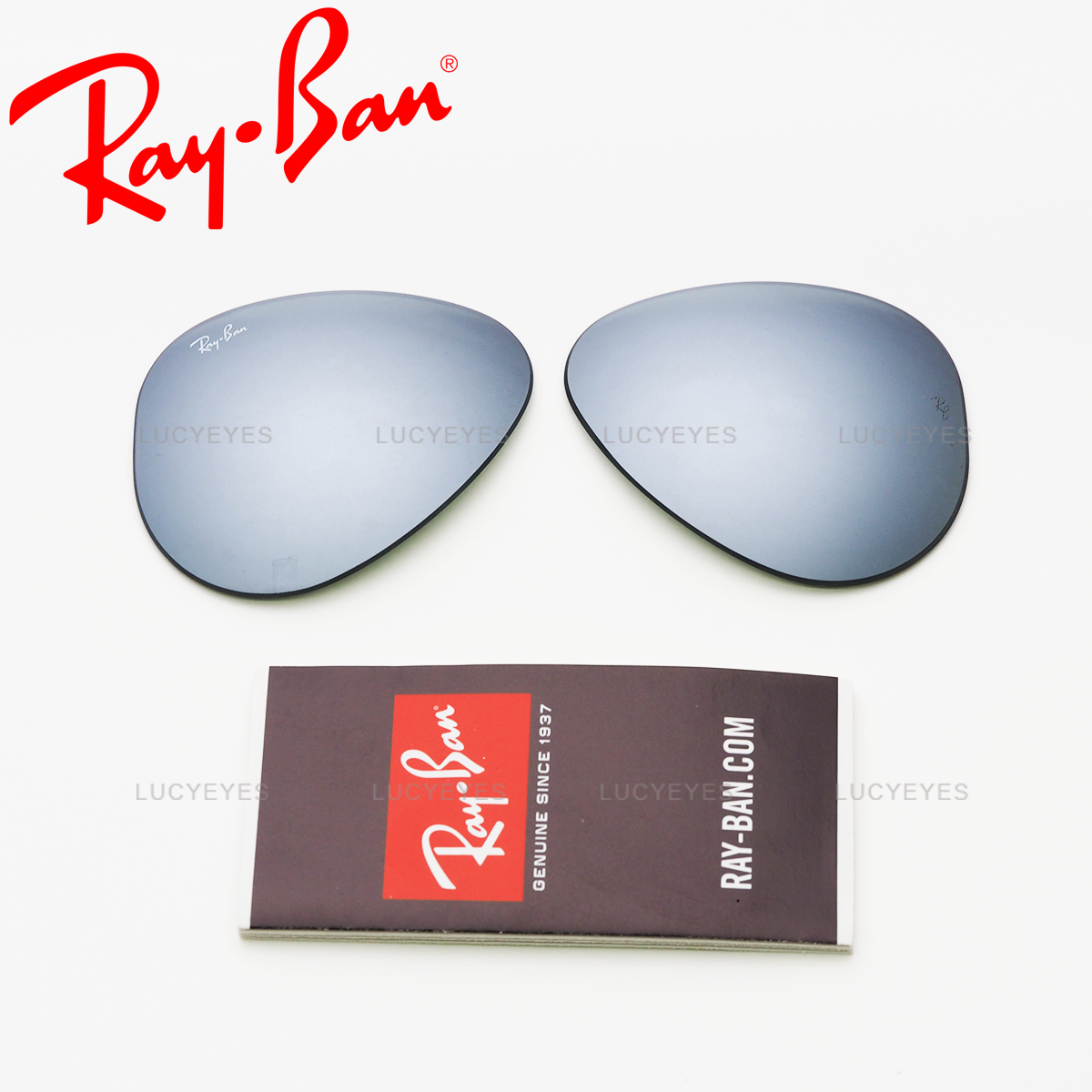 เลนส์ RAYBAN แท้ 100% RB3025 003/40, เลนส์สีปรอทเงิน